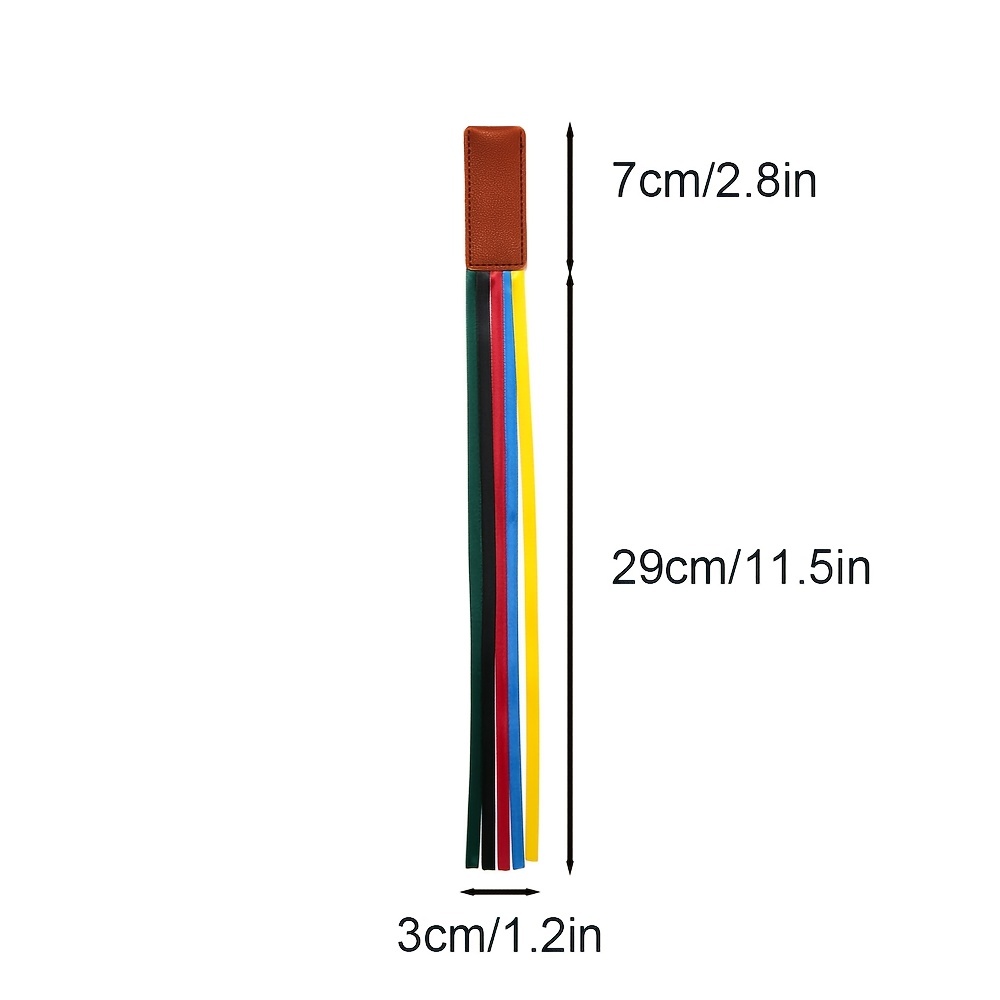 1PC Multi-color Ribbon Bookmark Markers Artificial Leather