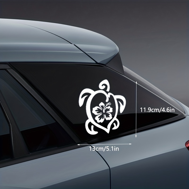 Lotus Turtle Decal Car Decal Marine Life Cool Sticker Wall Temu