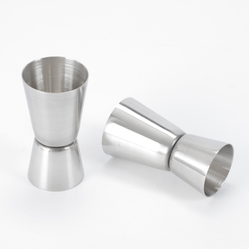  Stainless Steel Cocktail Jigger, Cocktail Measuring Jigger  Double Sided Shot Measure Jigger with Scale for Home Bar (Sanding): Home &  Kitchen