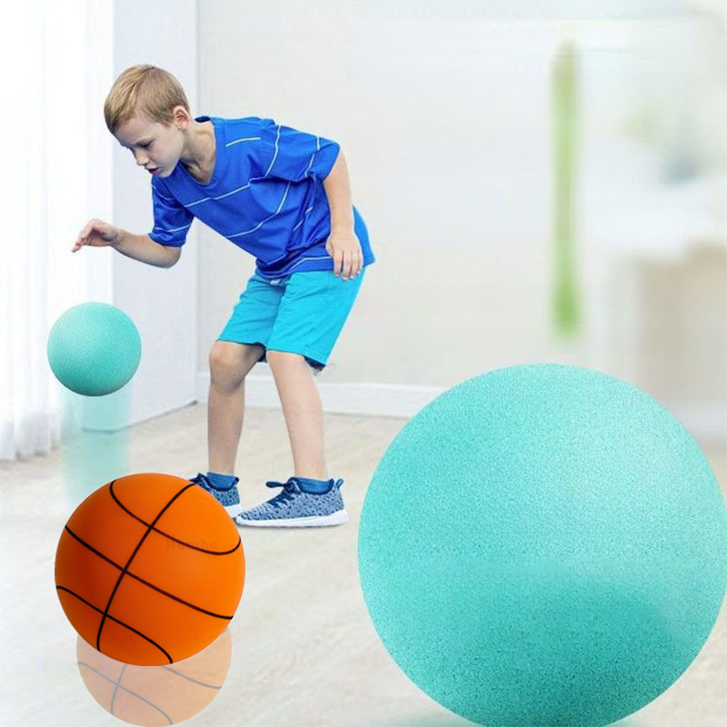 Silencioso bola macia Air Bounce Basketball, Saltando espuma muda, tamanho  3, 5, 7 cesta, Dropshipping rápido - AliExpress