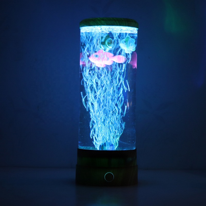 Led Fish Bubble Light Remote Control 7 Colorful Light - Temu