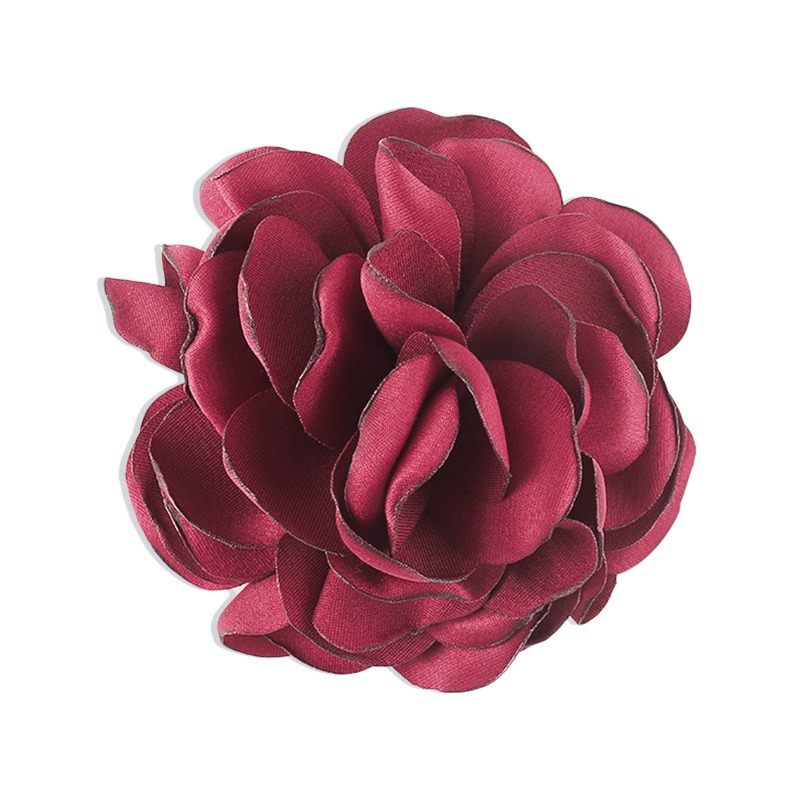 Large Fabric Flower Pin Brooch For Party Banquet Wedding - Temu