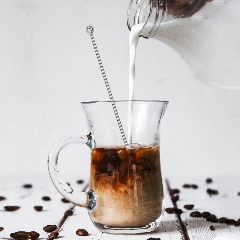 15 Pcs Reusable Swizzle Sticks Coffee Stirrers Beverage Stir