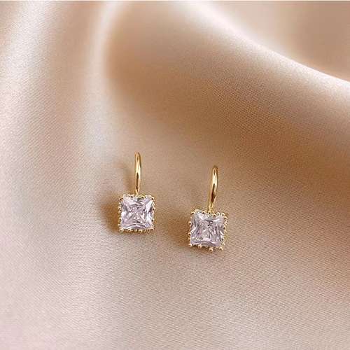 Exquisite Shiny Rhinestones Exquisite Square Earrings, Birthday Parties, Anniversary Gifts, Fashion Jewelry
