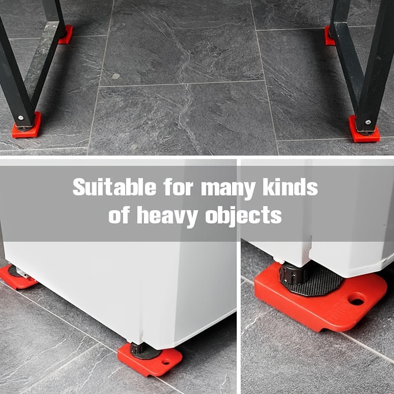 Furniture Sliders Lifter Appliance Movers Dolly Pads Slider for Hardwood  Floors Carpet with 4 Wheels, Moving Tool Heavy Duty 360 Rotatable