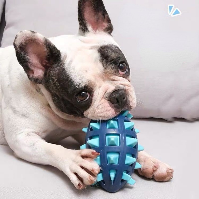 Interactive Dog Toy - Squeaky Molar Ball For Chewers - Durable And Fun Pet  Toy - Temu