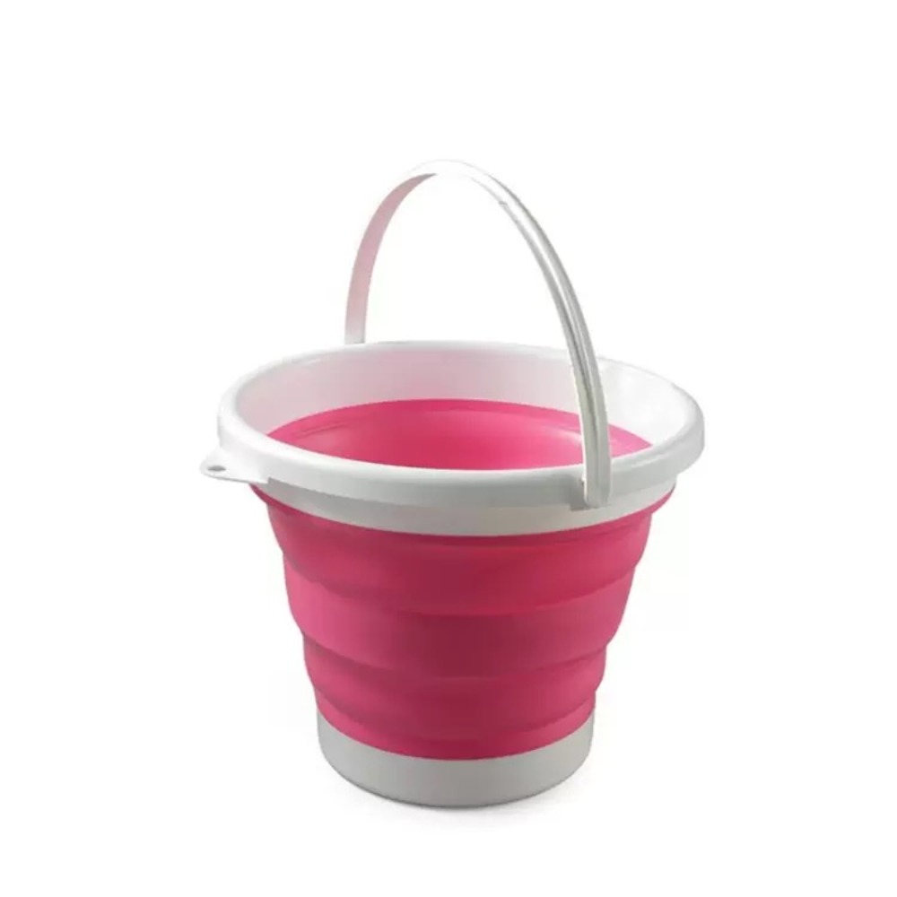 1 Pc Portable Children Beach Bucket Sand Toy Foldable Collapsible