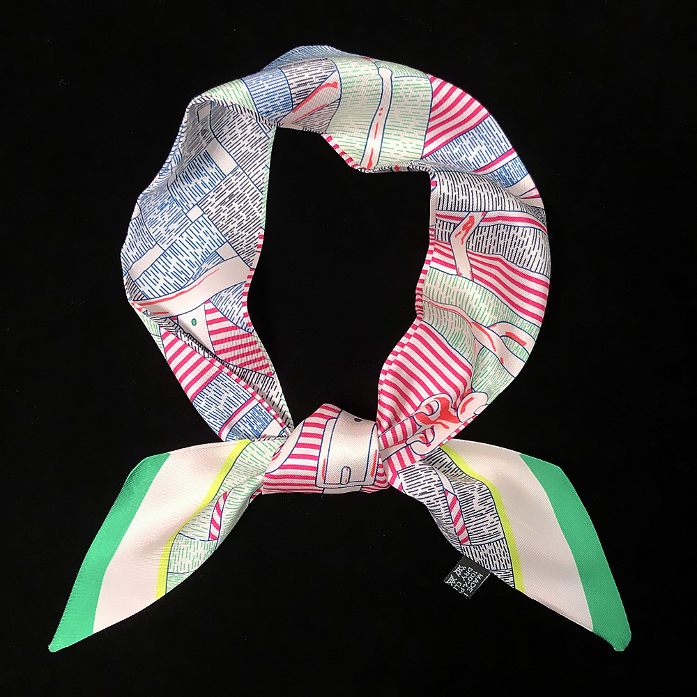 Fashionable Silk Scarf Tie Bag Handle Polyester Mini Ribbon Scarves for  Ladies - China Scarf and Silk Scarf price