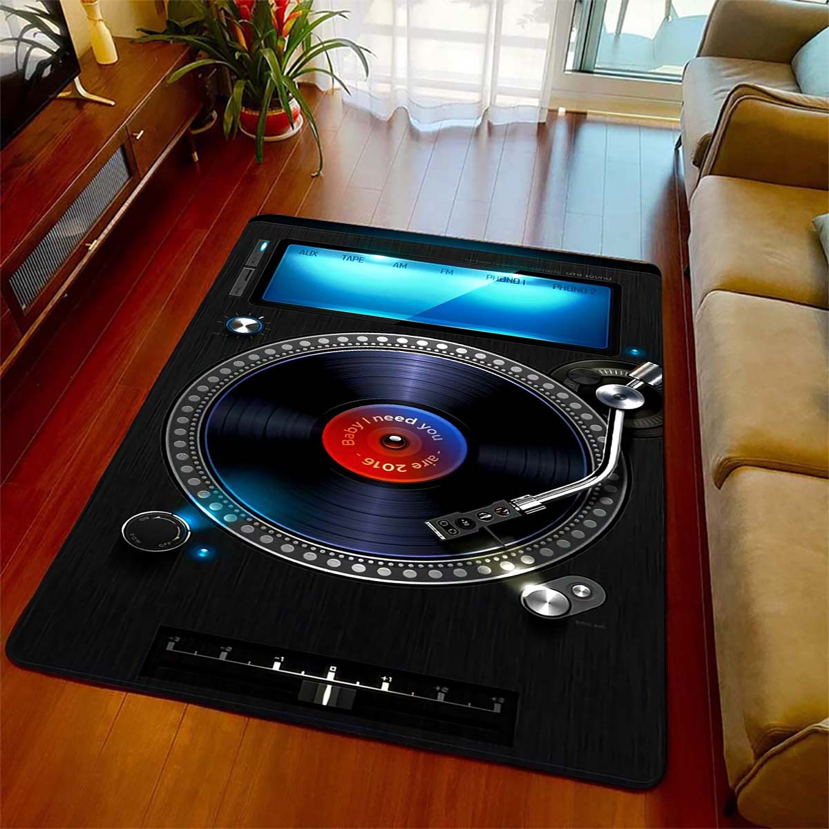 Vintage Vinyl Record Area Rug Non slip Waterproof Dirt - Temu