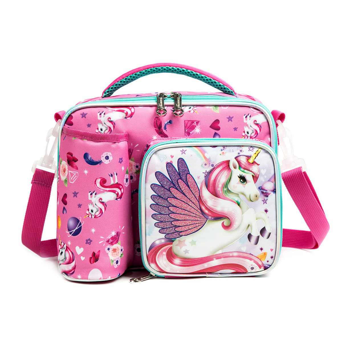 Unicorn Lovely School Tote Bag For Girls