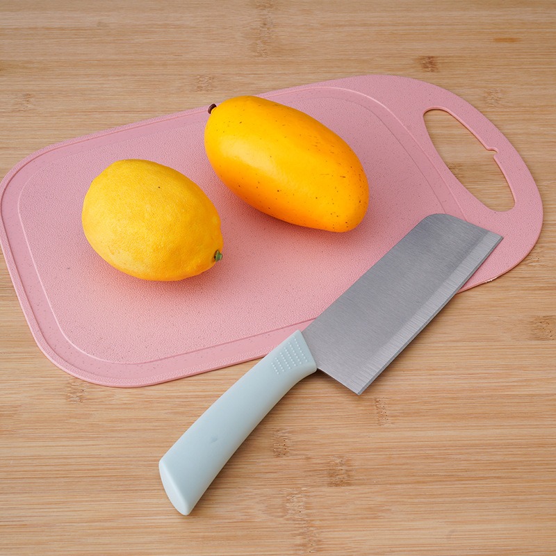 Cute Cutting Boards For Kitchen, Veggies, Fruits, Easy Grip Handle, Thick  Plastic Chopping Board, Dishwasher Safe For Hotels,restaurant, Bulk  Kitchenware&tableware - Temu