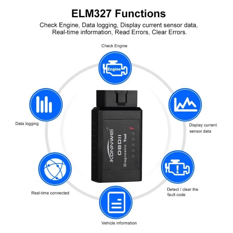 ELM327 WIFI OBDII OBD2 Car Auto Diagnostic Scanner Scan Tool For