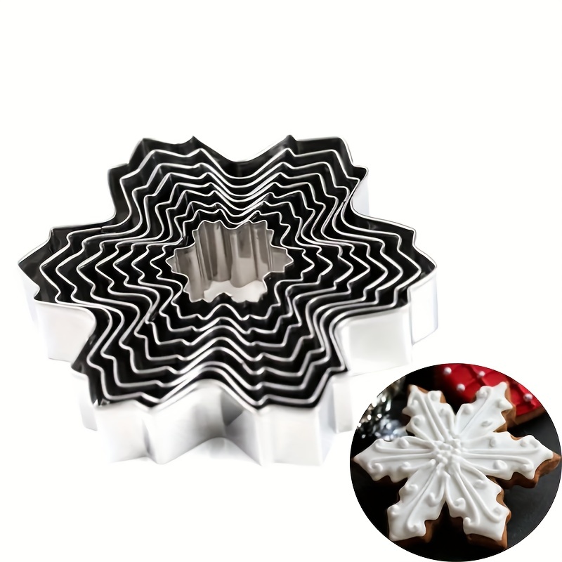 Snowflake Cookie Cutter Stainless Steel DIY Baking Tool