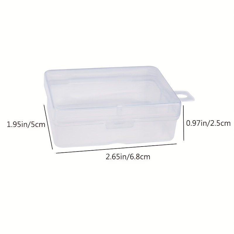 6/12/18 Packs Clear Small Plastic Containers Transparent