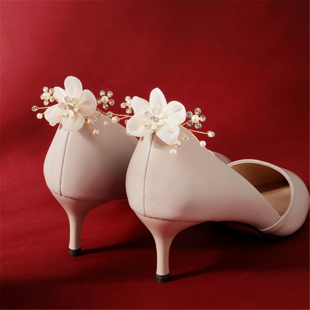 1PC Lady Shoe Clip Wedding Shoes High Heel Women Bride Decoration  Rhinestone Shiny Decorative Clips Charm Buckle