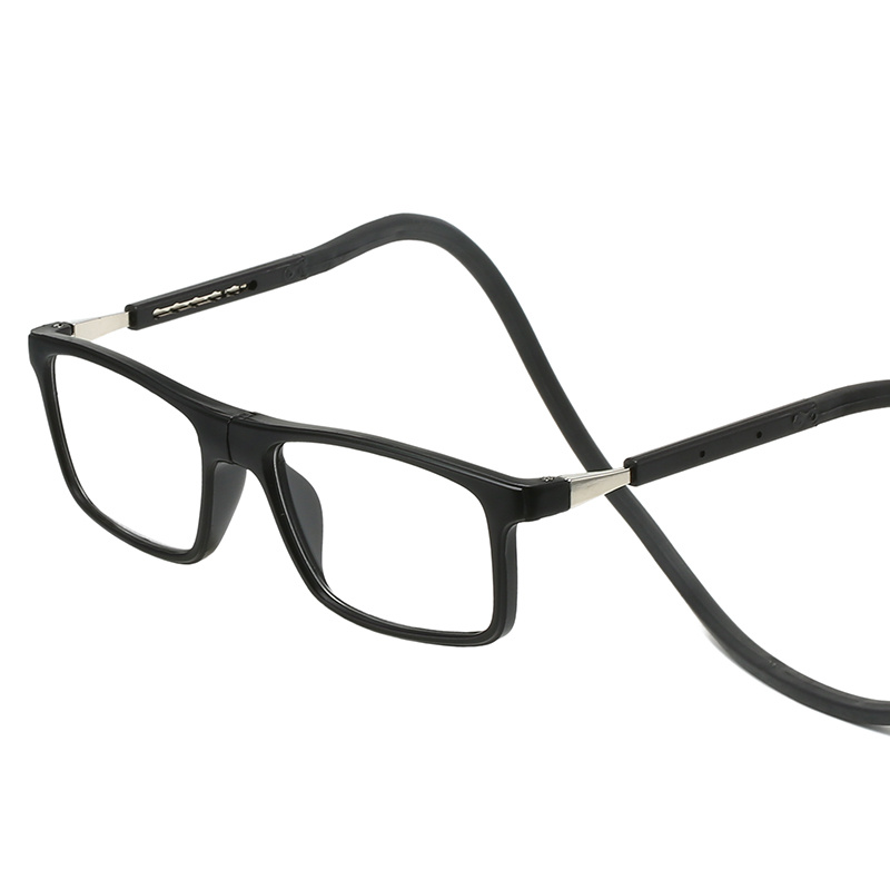 Adjustable Temples Square Frame Presbyopia Glasses