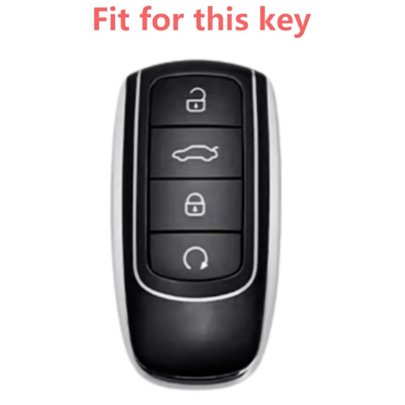 Coque de protection de clé de voiture en TPU pour Chery Tiggo 8 Pro,  accessoires porte