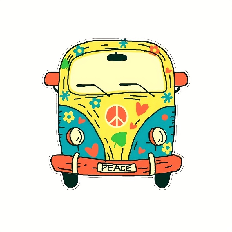 Peace Bus Car Truck Window Bumper Graphics Sticker Decal - Temu