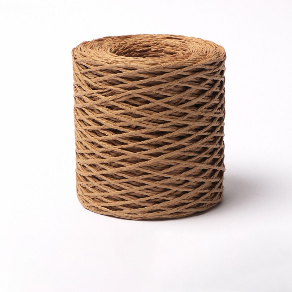 Natural Raffia Straw Yarn New Ribbon Yarn Diy Packaging Belt Rope Raffia  Ribbon For Gift Wrapping Diy Handmade Rafia Straw Paper Yarn Beach Bag -  Temu Denmark
