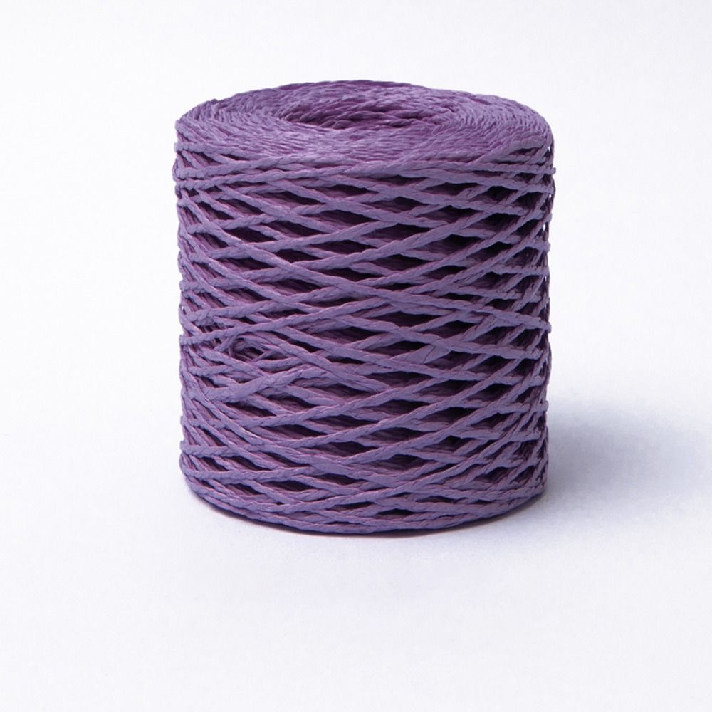 1 Roll Raffia Yarn Decorative Widely Applied Wrapping Gift Raffia Straw  Packaging Paper Yarn For Diy Jikaix