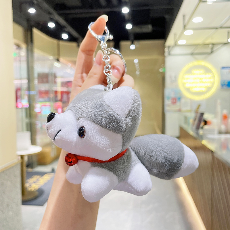 Temu Plush Proboscis Dog Doll Ornament, Backpack Plush Toy Grab Machine-Doll, Pendant, Small Keychain, Cute Little Animal Plush, Christmas Gifts