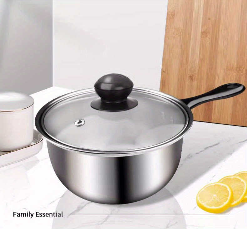 Stainless Steel Cooking Pot With Large Capacity Multipurpose - Temu