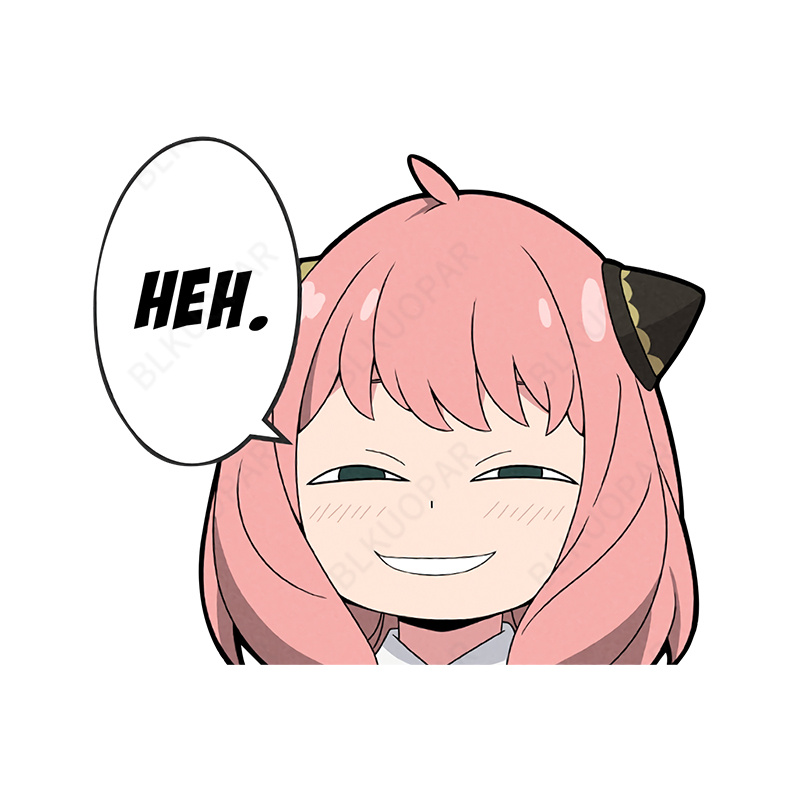 Cute Anime Girls Stickers, Cute Pink Anime Stickers