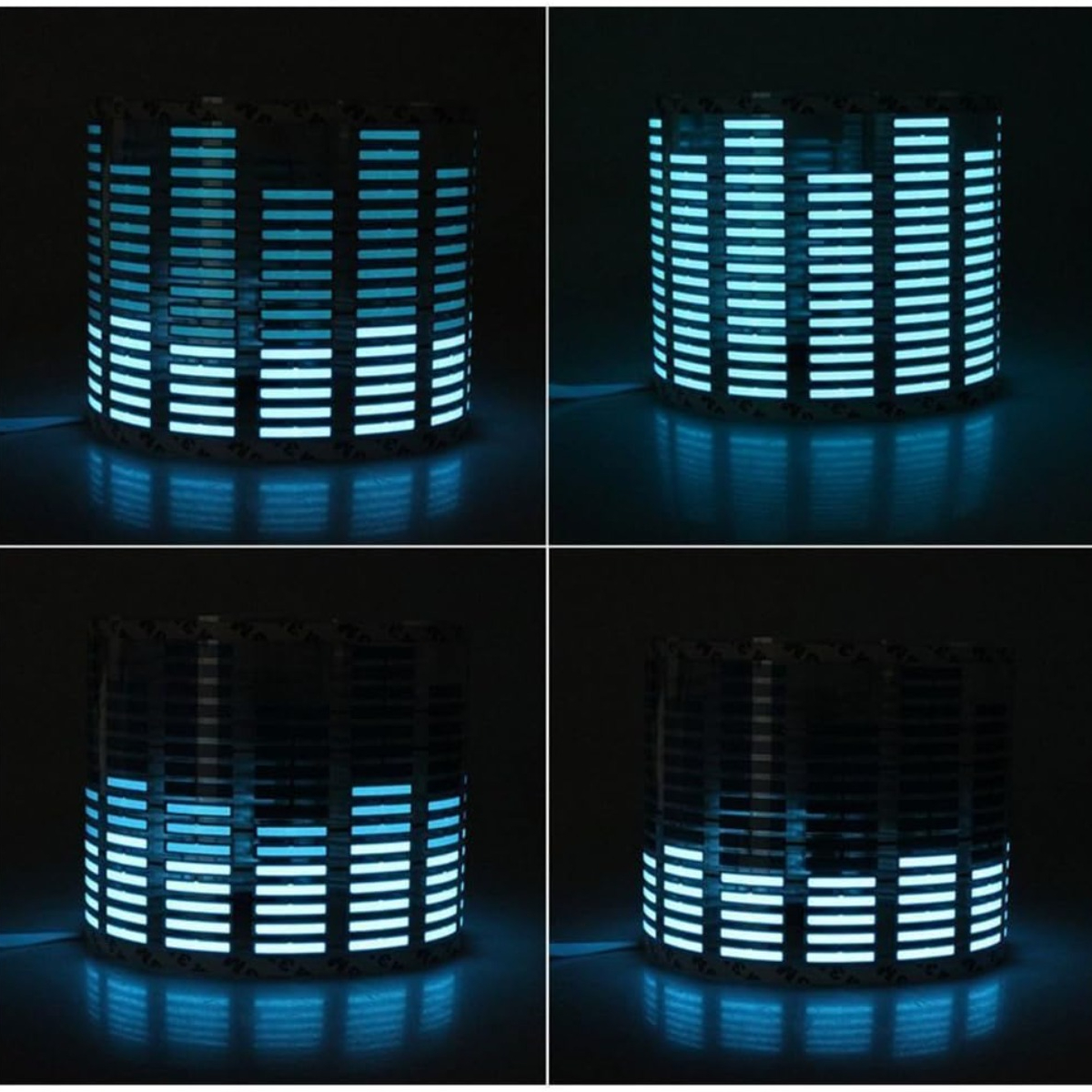 AUTO LED SOUND aktiviert Equalizer Aufkleber Licht Musik Rhythm