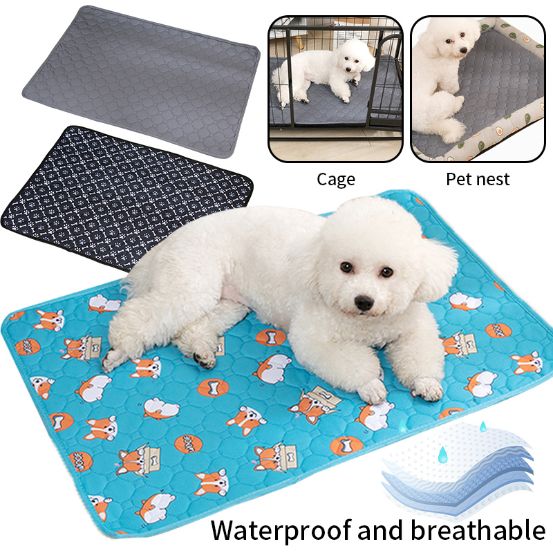 Tapis réutilisables pour animaux de compagnie, coussin lavable