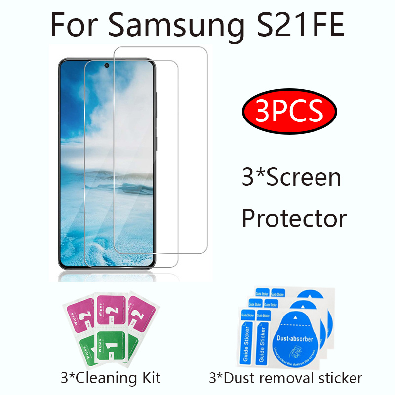 Protection d'écran en verre trempé pour Galaxy G S21 FE