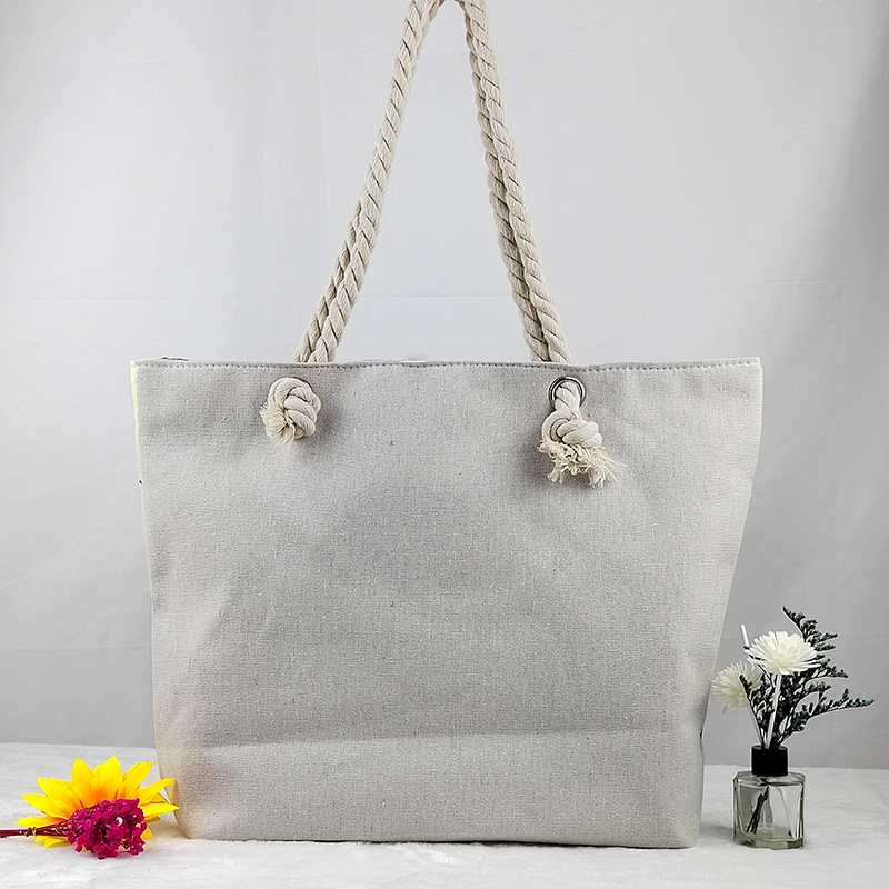 Large Canvas Tote Bag, Canvas Tote Bag With Zipper Blank Canvas Tote Bag,  Fabric Shoulder Bag, off Shoulder Bag, Embroidery, Sewing, Craft -   Israel