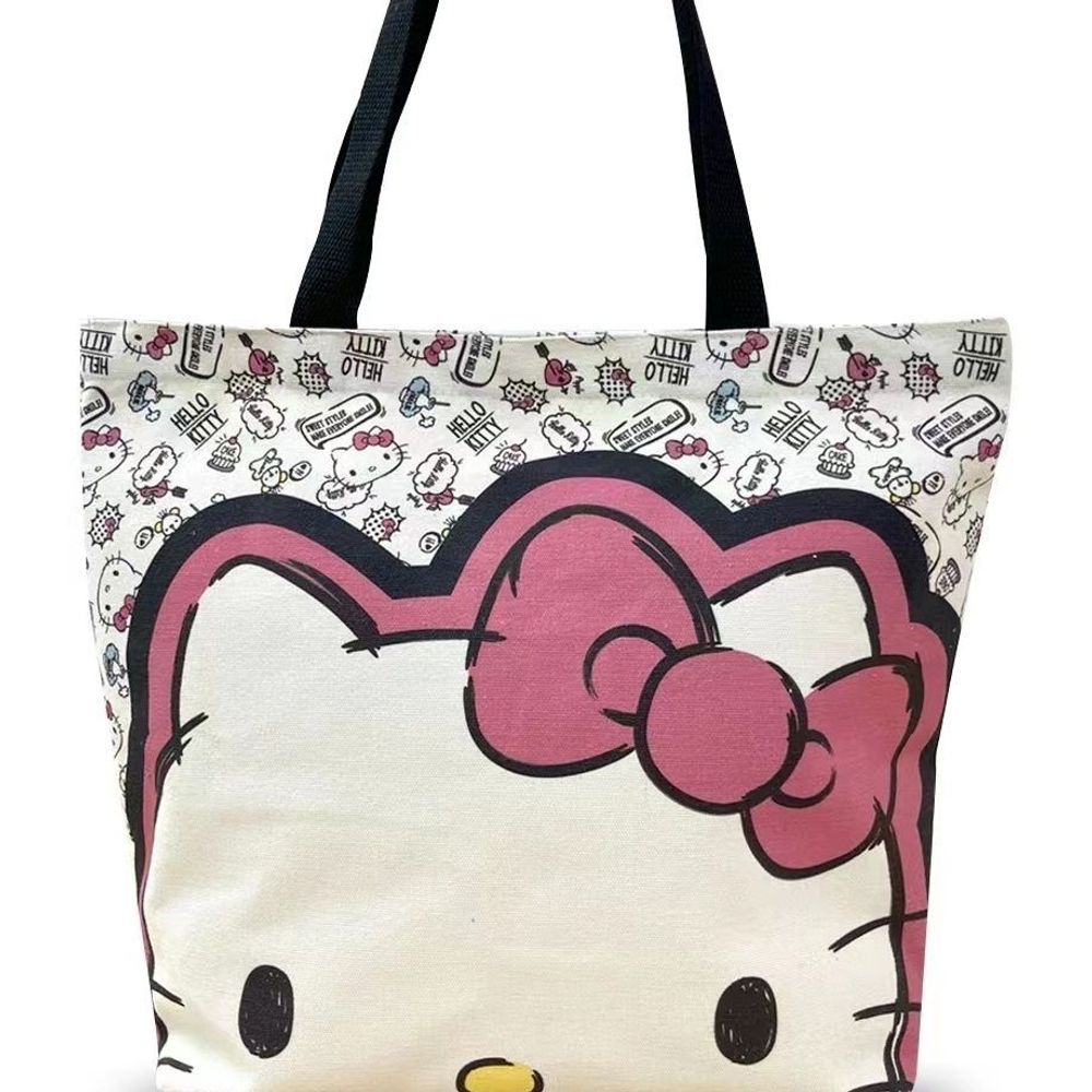 Korean Aesthetic Tote Bag, Standart / Pink