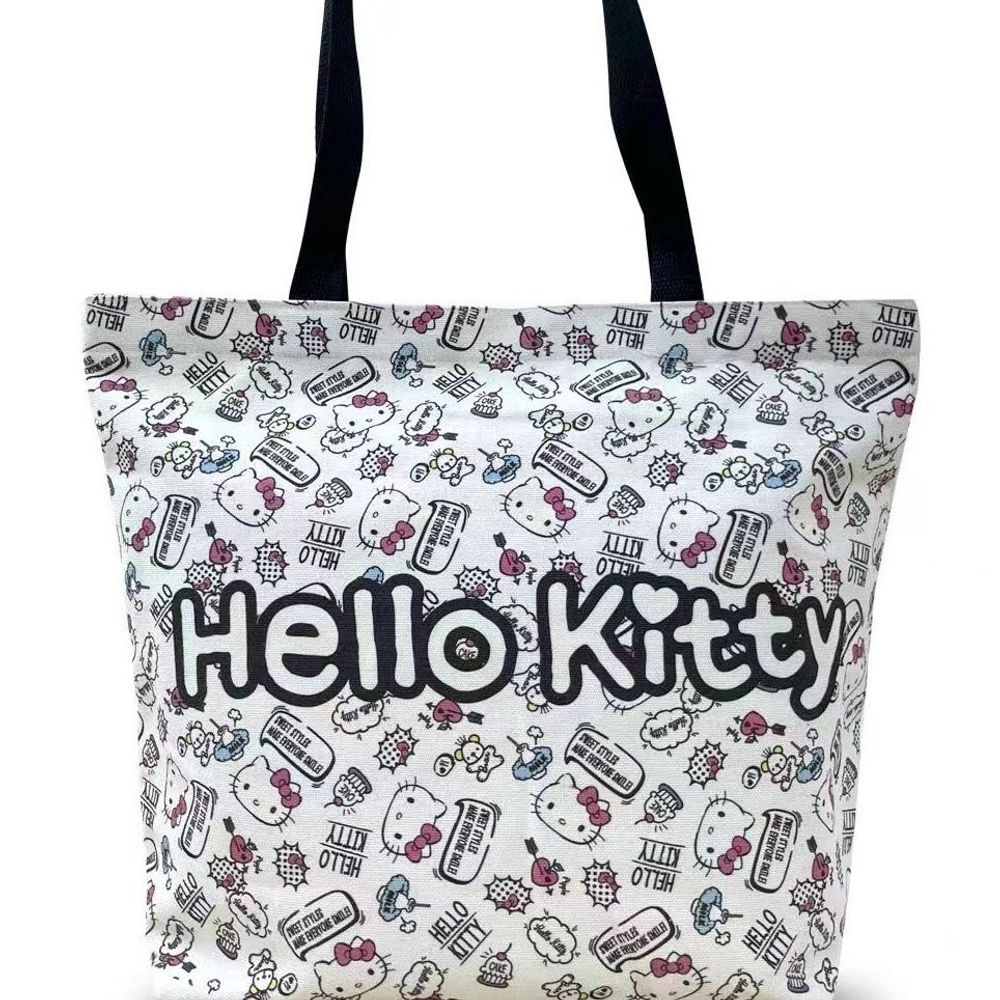Sanrio Hello Kitty Shoulder Bag PU Leather Women's Handbag With Bow Cute  Cartoon Versatile Tote Bag Y2k Korean Luxury Design Bag - AliExpress