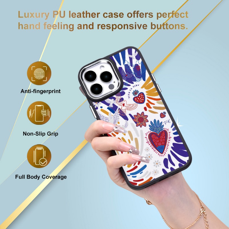 Beautiful Leather LU Phone Cases For IPhone 15 14 13 12 11 Pro Max