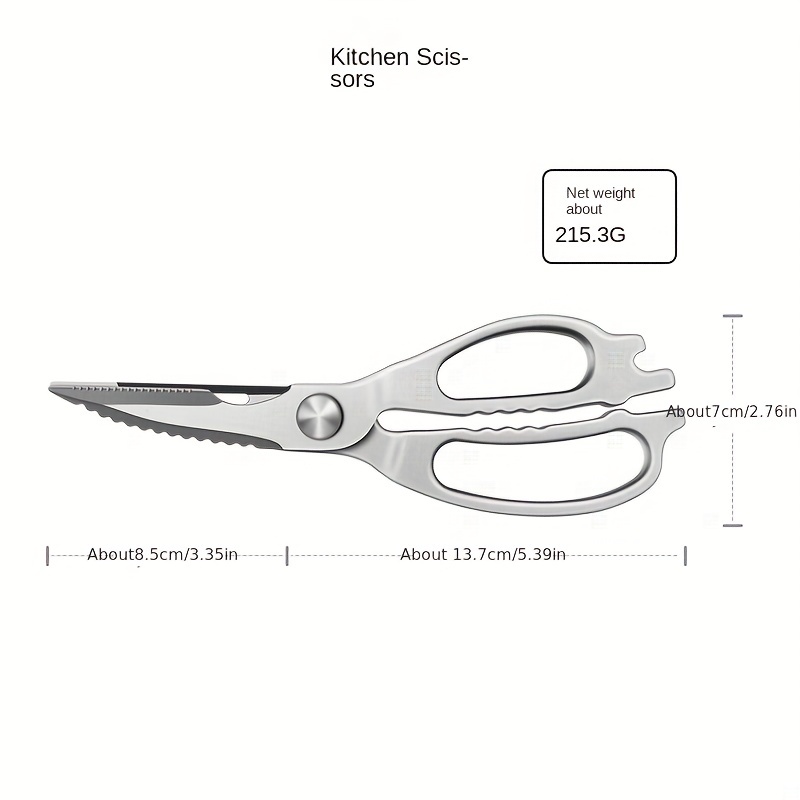 Kitchen Scissors Set Stainless Steel Chicken Bone Cutting - Temu