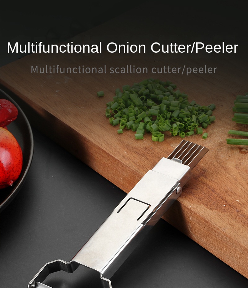 Multi-Function Scallion Slicer Green Onion Cutter Vegetable