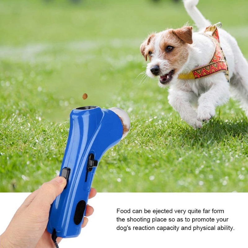 Pet Treat Launcher Training dog food catapult auto pets food
