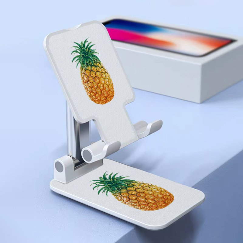 

Pineapple Diagram Mobile Phone Stand Desktop Tablet Holder Lazy Bedside Universal Support Foldable Extend Desk Stand For Cell Phone Foldable Holder