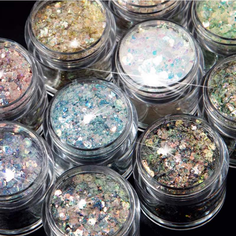 Bottle 8 colorful Craft Glitter Powder For - Temu