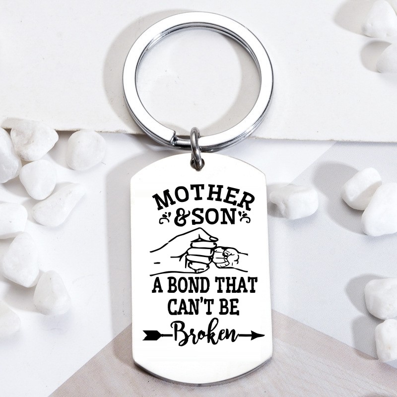 Mother And Son Keychain Gift, Mothers Day Christmas Gift Birthday Gift For  Mom From Son - Temu