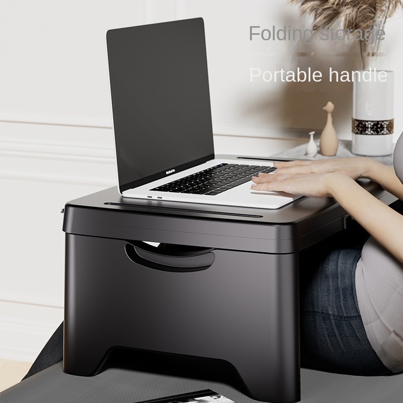 Mind Reader Adjustable Lap Desk with Storage, Portable Laptop