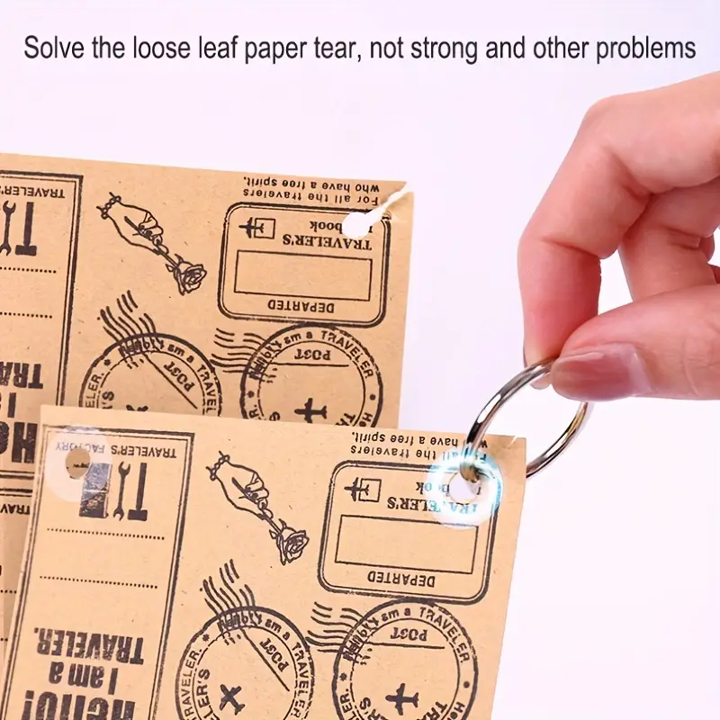 Loose Leaf Book Hole Repair Sticker Protect Your Loose leaf - Temu