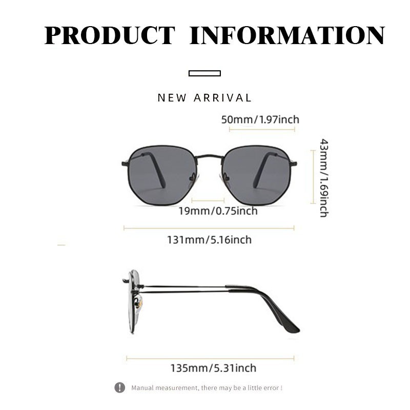 1pc Mens Sunglasses Polarized Fashion Metal Steampunk Sports Glasses With  Glasses Case, Shop The Latest Trends