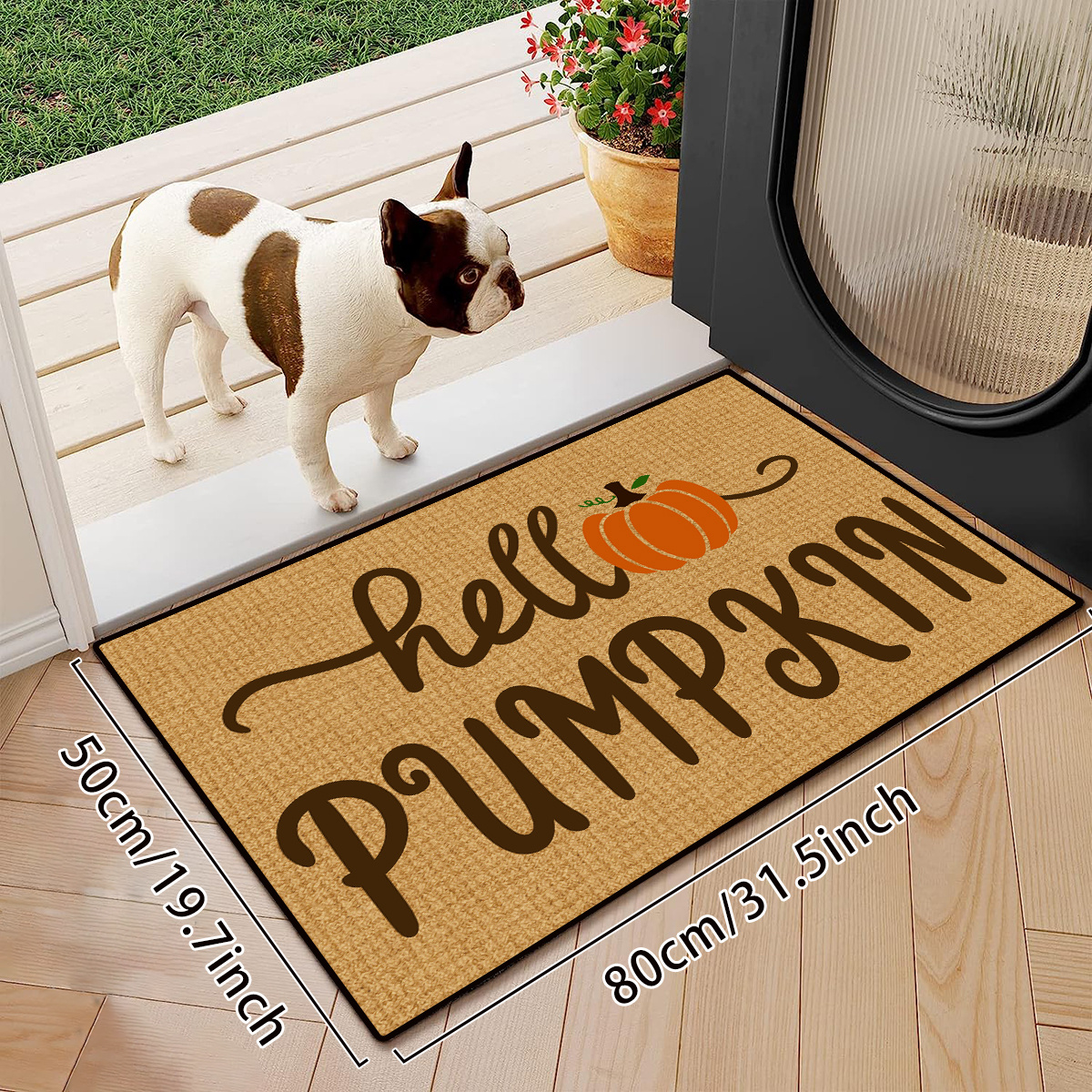 Hello Pumpkin Fall Thanksgiving Kitchen Mats, Autumn Pumpkin Stripe  Farmhouse Anti Fatigue Kitchen Carpet Anti-skid Washable Kitchen Dining  Room Floor Small Office/home Office Sink Laundry Room Decoration Carpet Mat  Thanksgiving Decor Farm