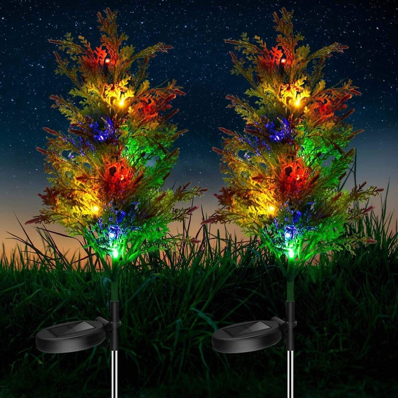 1pc Christmas Solar LED String Light, Christmas Pentagram Waterfall Fairy  Lights With Remote Control, Waterproof Outdoor Solar Garden Lights, Christma