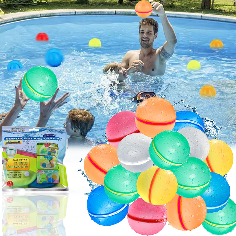 Reusable Water Balloons: Summer Fun Kids Adults Quick Easy - Temu