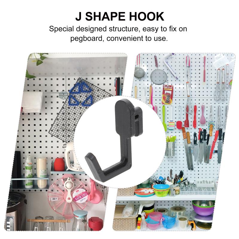 Hooks Pegboard Peg Board Hook J shaped White Accessories - Temu