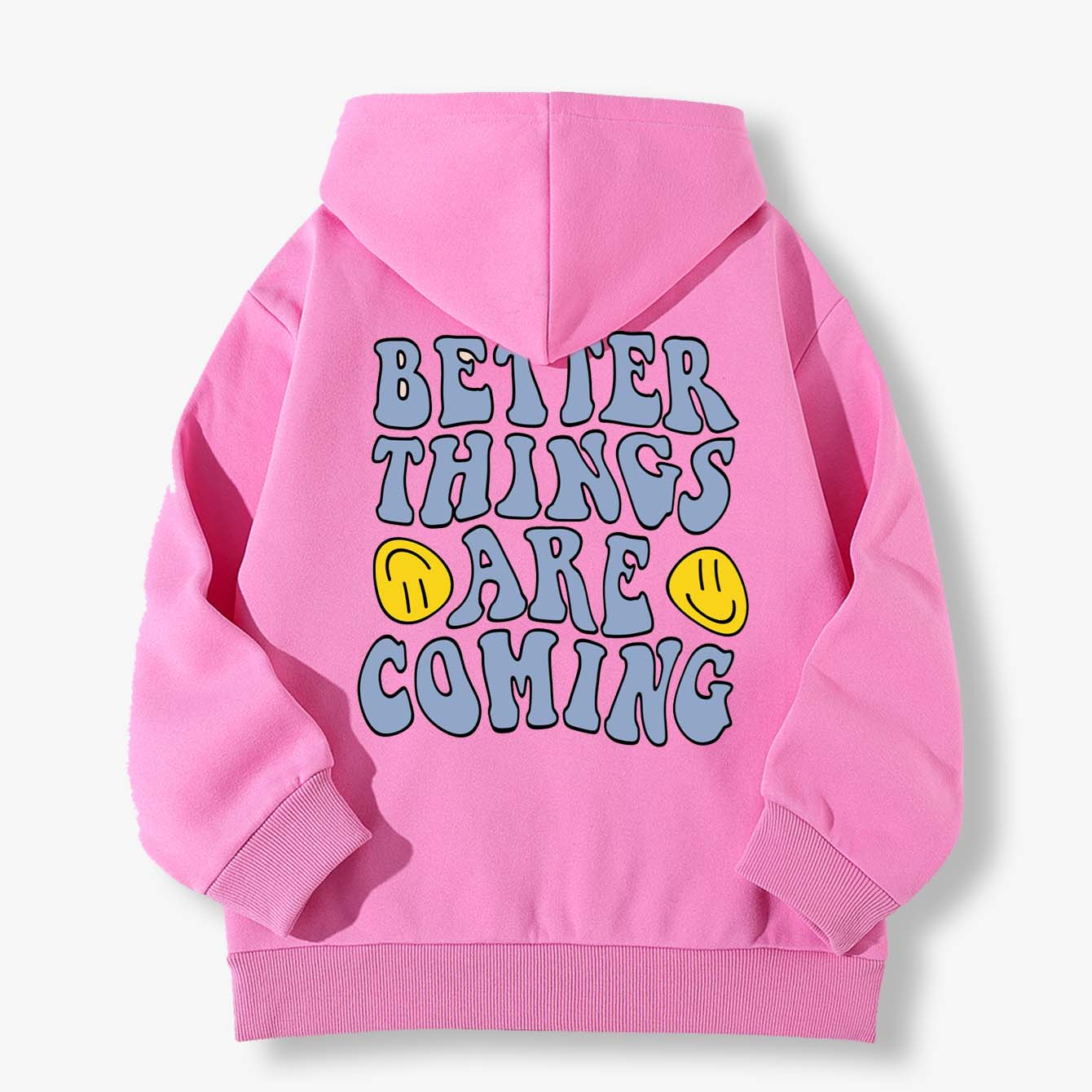 

Better Things Are Coming Letter Print Boys Casual Pullover Long Sleeve Hoodies, Boys Sweatshirt For Spring Fall, Kids Hoodie Tops Outdoor
