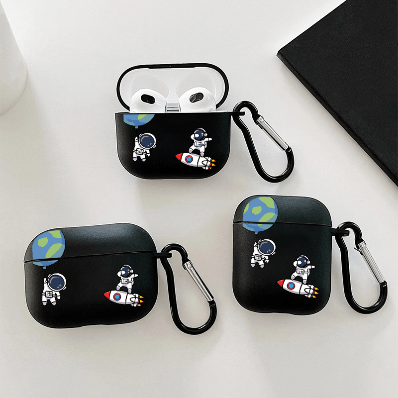 

Cartoon Astronaut Graphic Pattern Headphone Case For Airpods1/2 , Airpods3 , Airpods Pro , Airpods Pro (2nd Generation) , Gift For Birthday, Girlfriend, Boyfriend, Friend Or Yourself