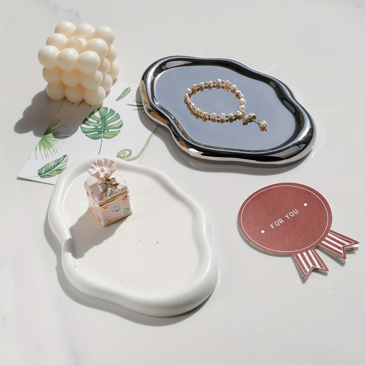 Chubby Jewelry Tray Cute Cloud Trinket Dish Jewelry Plate - Temu